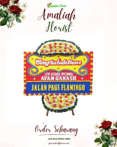 Bunga Papan Congratulation di Air Putih